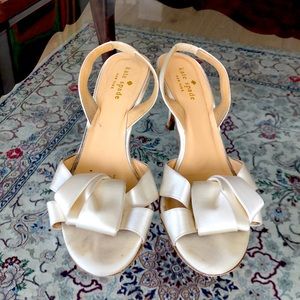 Kate Spade Satin Bridal Heels